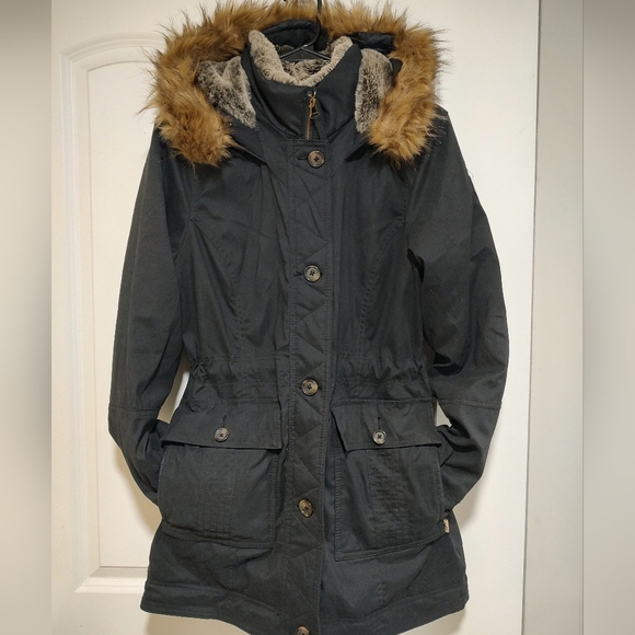 Teddy-Lined Black Parka - Picture 2 of 12